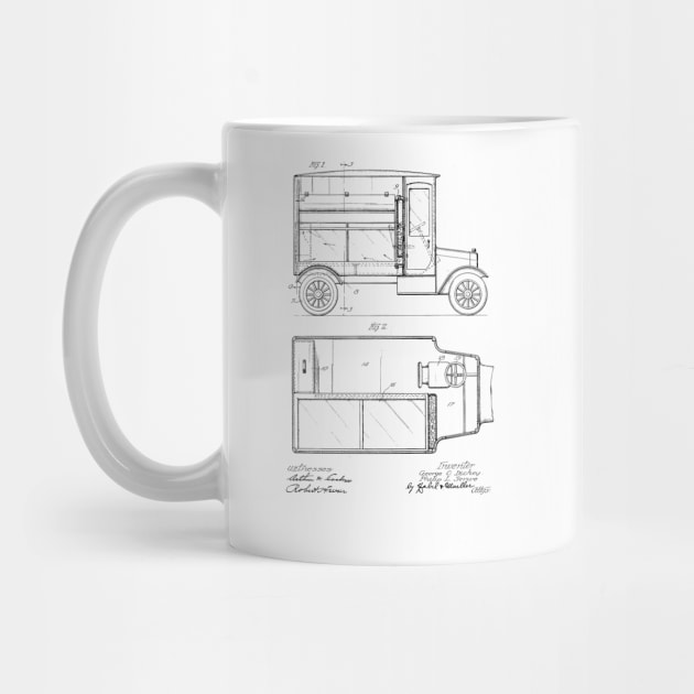 Refrigerator Display Vending Machine Vintage Patent Hand Drawing by TheYoungDesigns